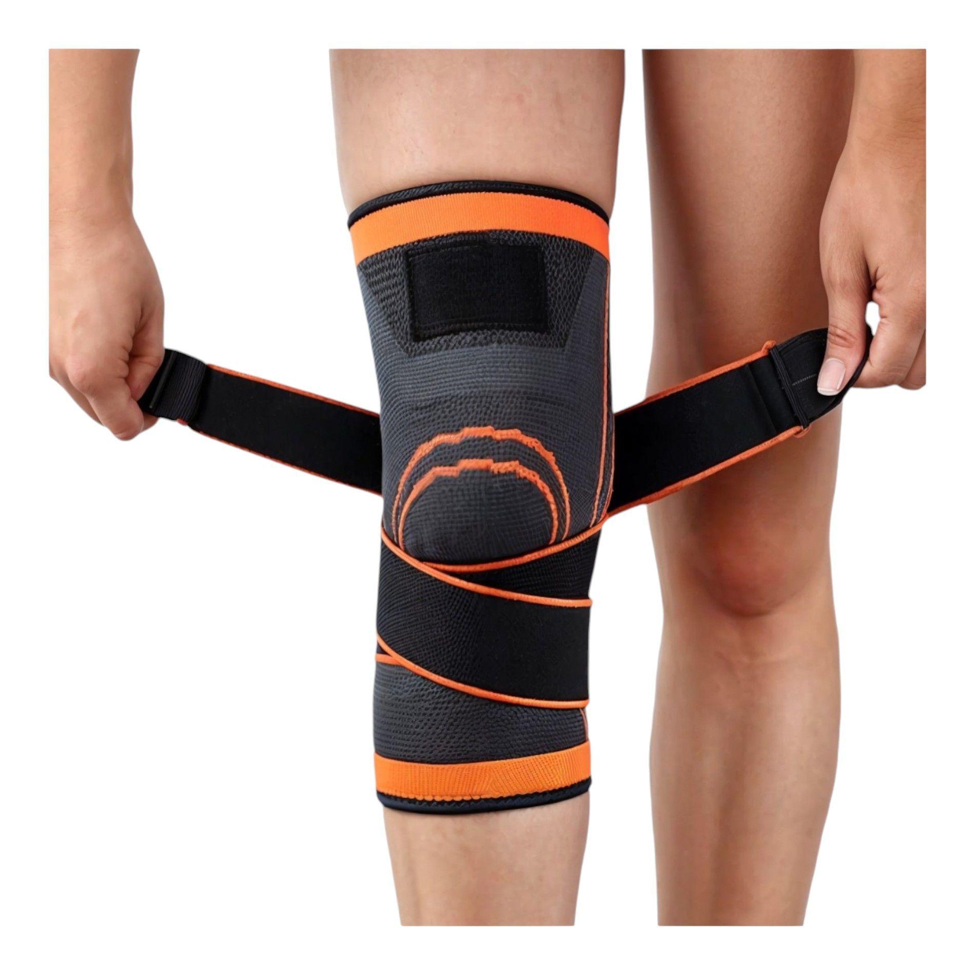 Venda Elástica Para Rodilla Con Velcro Ajustable-6