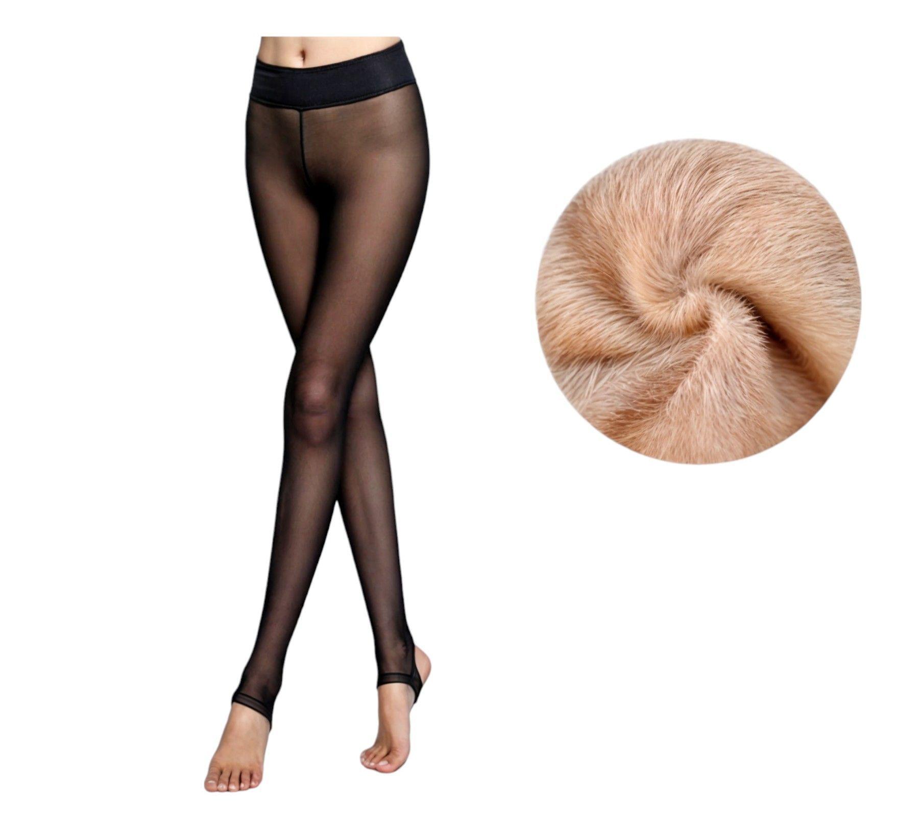 Calza Con Chiporro Con Efecto Piel-0