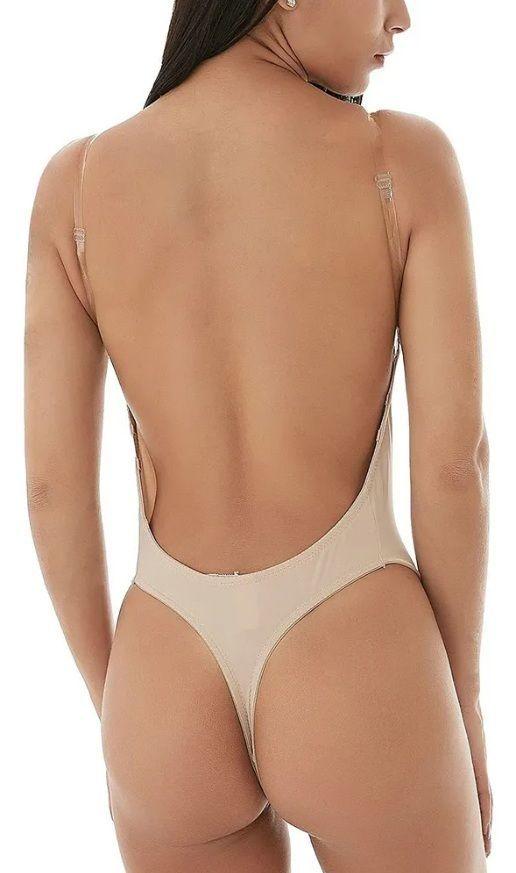 Body Modelador Espalda Escotada Con Push Up-2