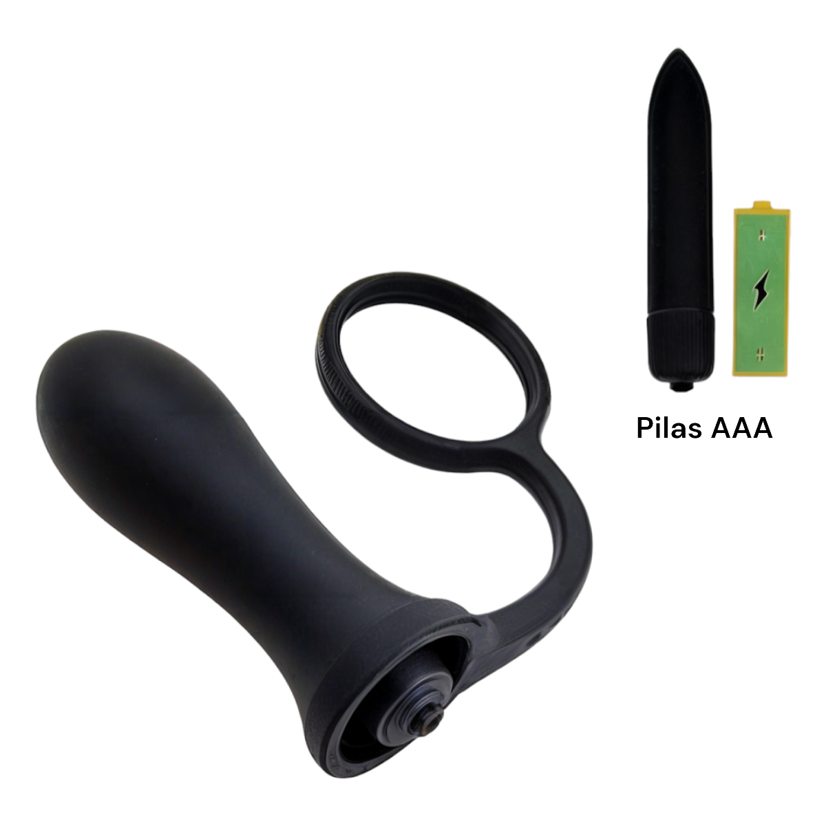 Anillo Vibrador con Tapon Anal-3