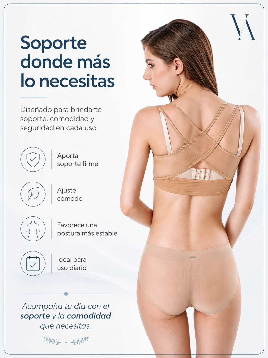 Sosten sujetador corrector de espalda -3