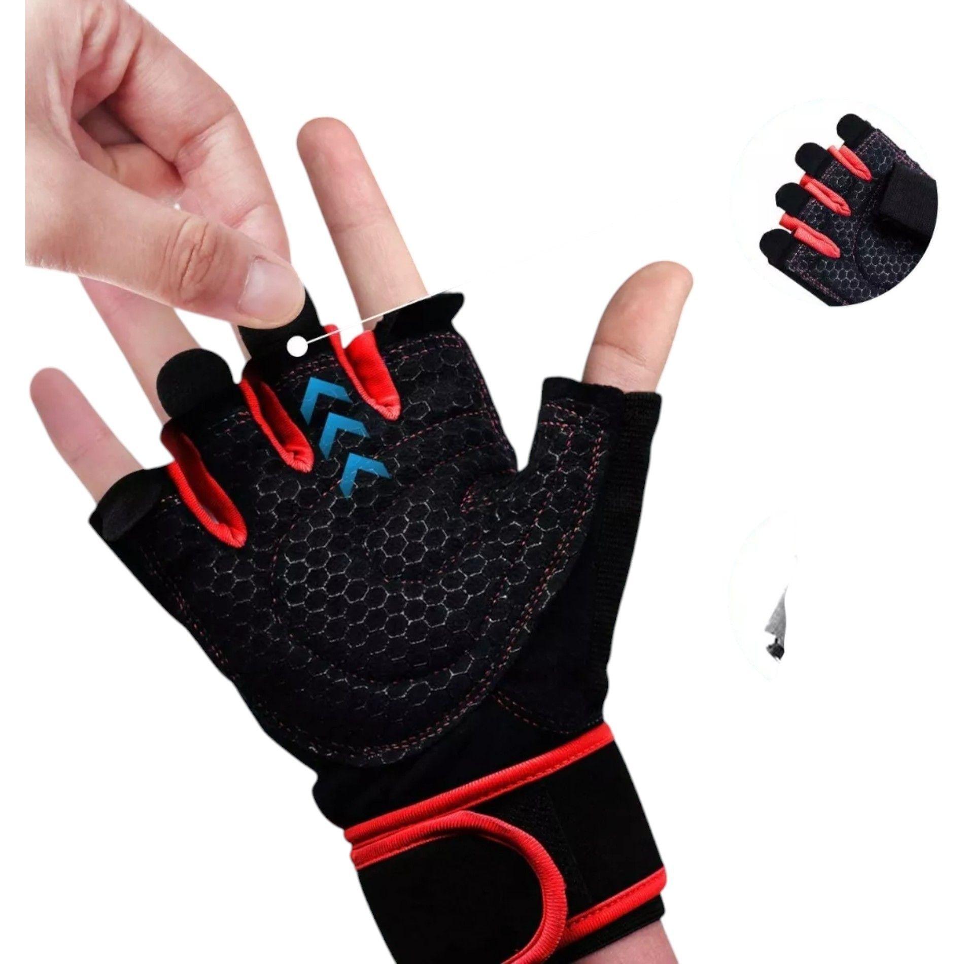 Guantes De Gimnasio Ejercicio Pesas Treking Multifuncional-3