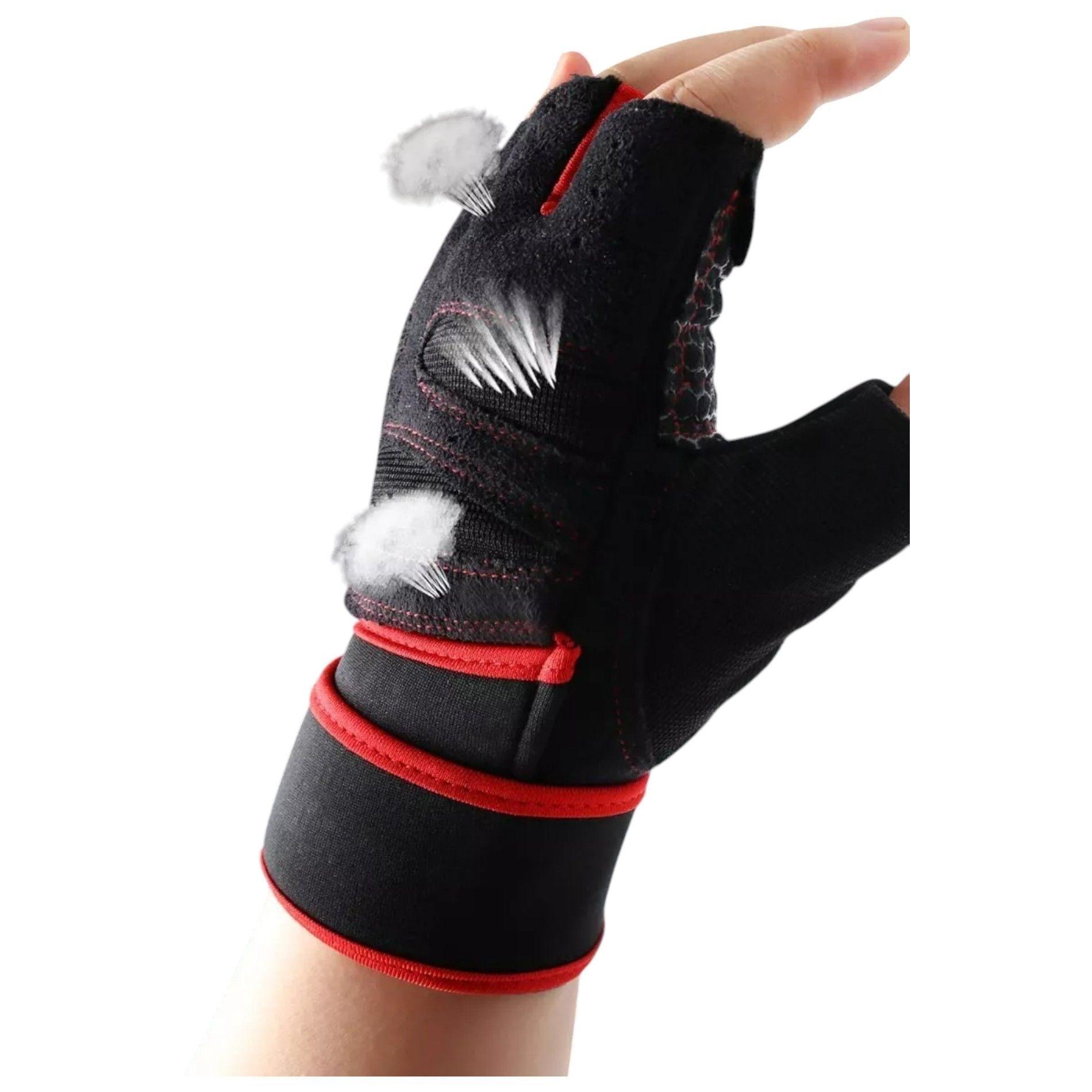 Guantes De Gimnasio Ejercicio Pesas Treking Multifuncional-4
