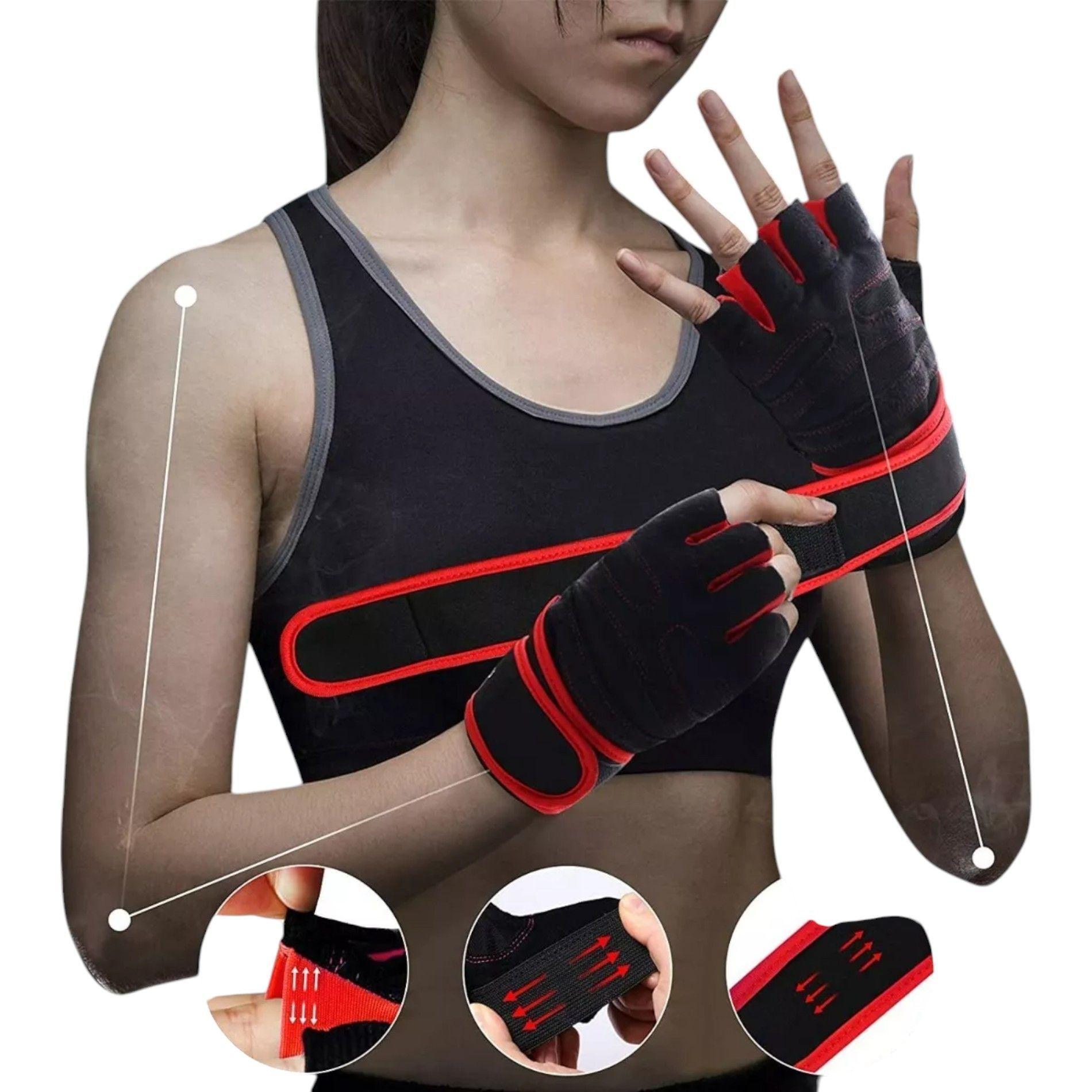 Guantes De Gimnasio Ejercicio Pesas Treking Multifuncional-5