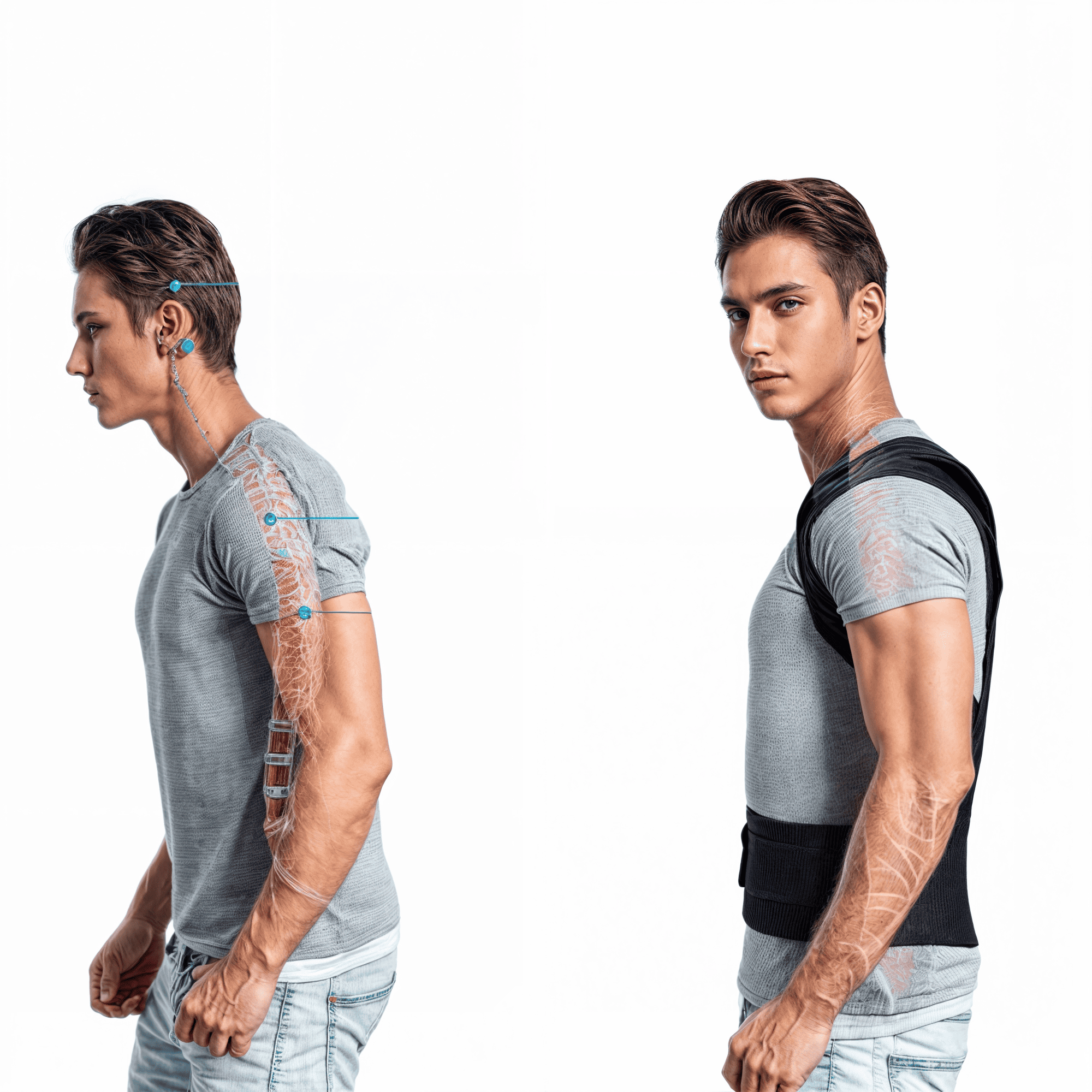 Faja Corrector Postura Espalda Lumbar Unisex-2