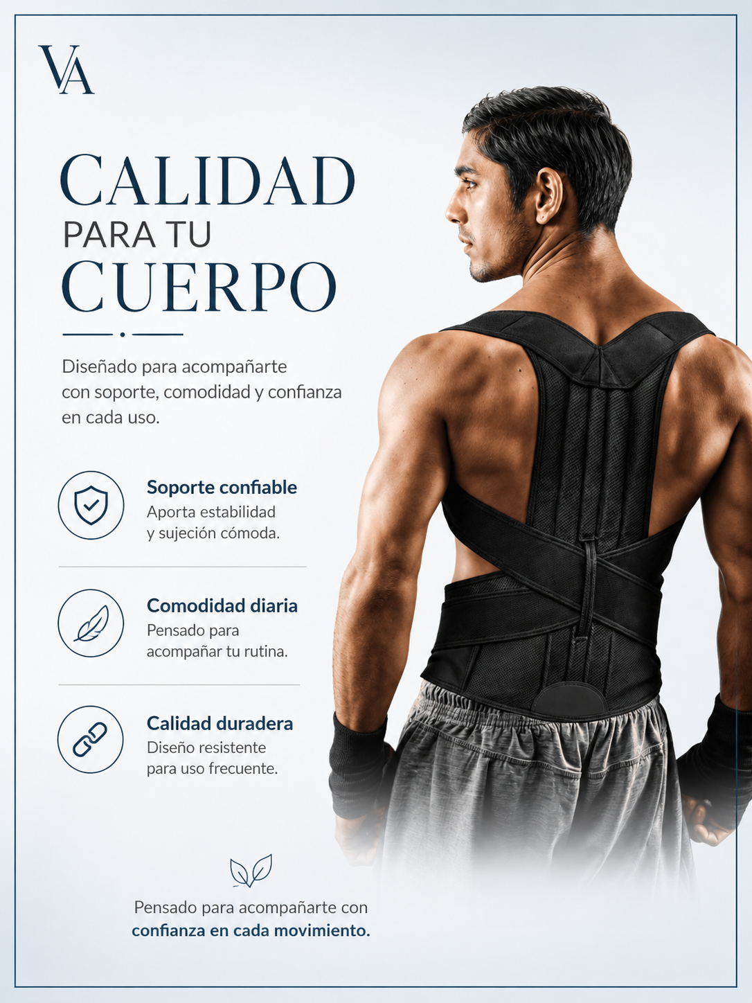 Faja Corrector Postura Espalda Lumbar Unisex-7