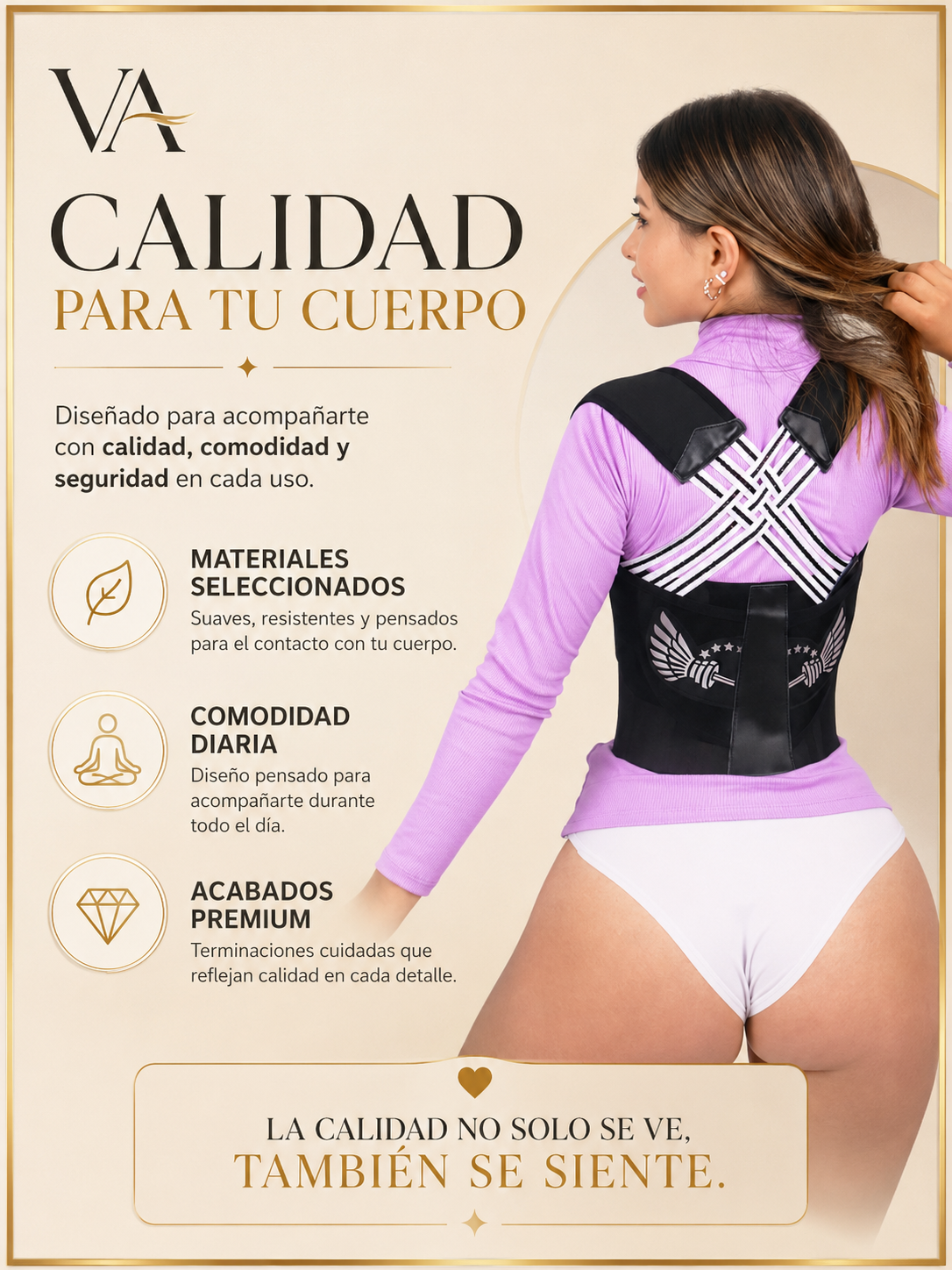 Chaleco Unisex Corrector Postura Moda King-8