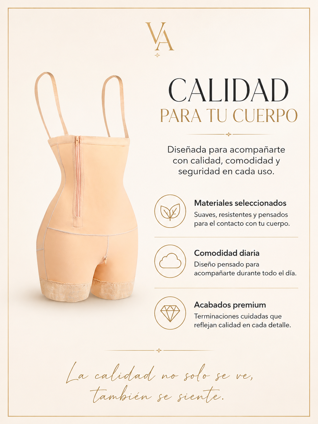 Faja Moldeadora Tipo Colombiana con Control de Abdomen y Cintura de Alta Compresión-4