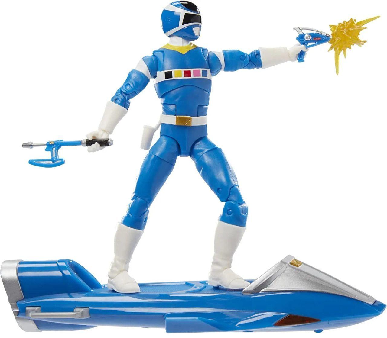 Figura In Space Blue Ranger Power Ranger Lightning Collection Hasbro-5