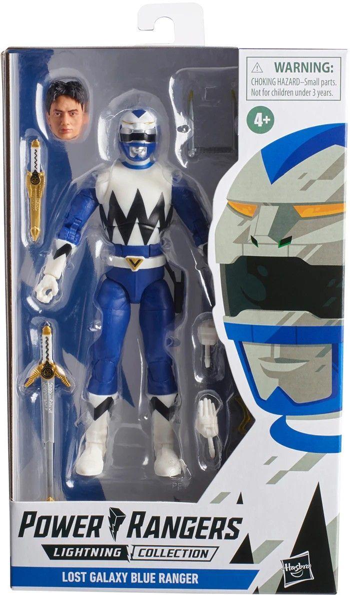 Figura Lost Galaxy Blue Ranger Power Ranger Lightning Collection Hasbro-0