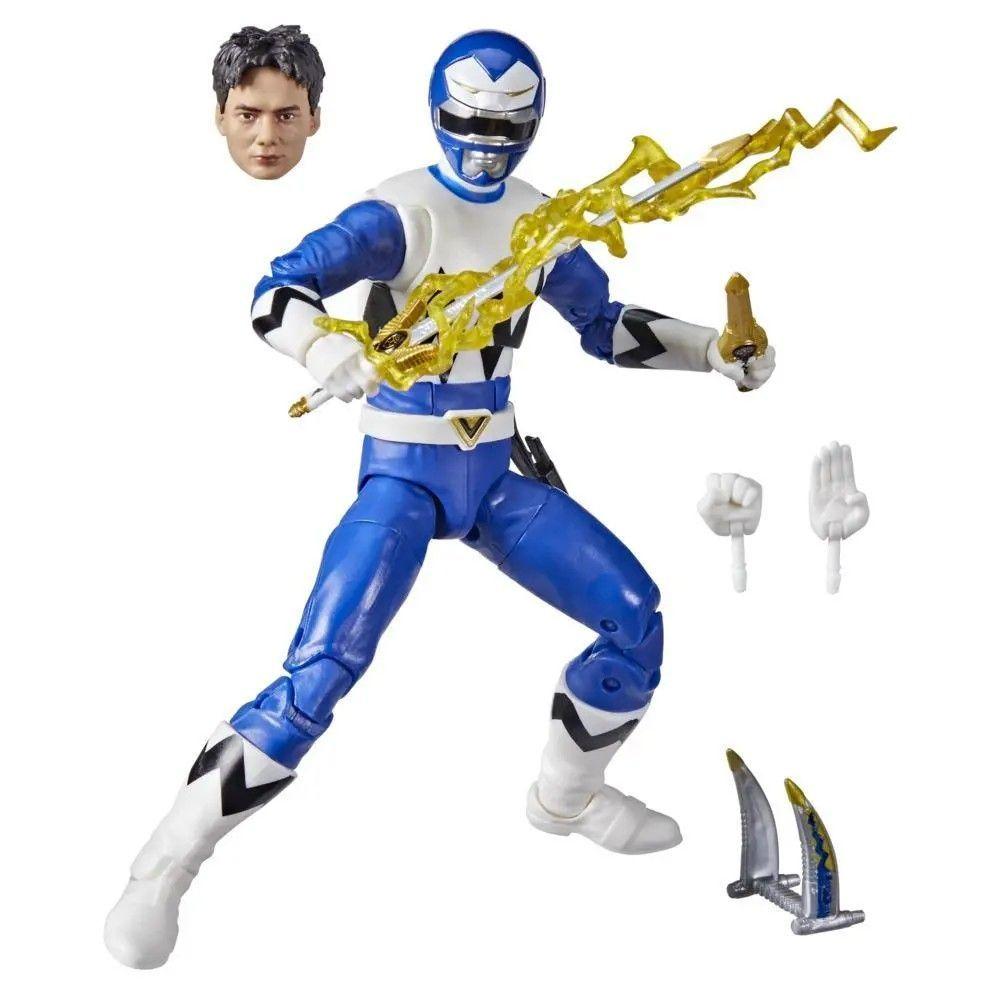 Figura Lost Galaxy Blue Ranger Power Ranger Lightning Collection Hasbro-1