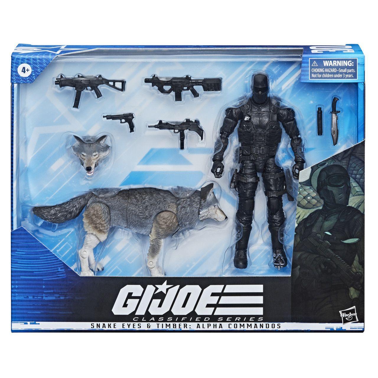 Figura Snake Eyes y Timber Alpha Commandos Gi Joe Classified Series Hasbro-0