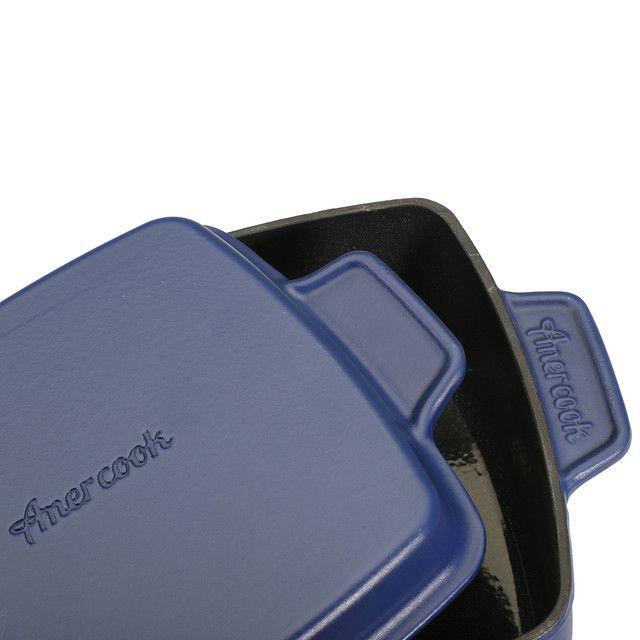 Olla Cuadrada Hierro Fundido 24 Cms.-2