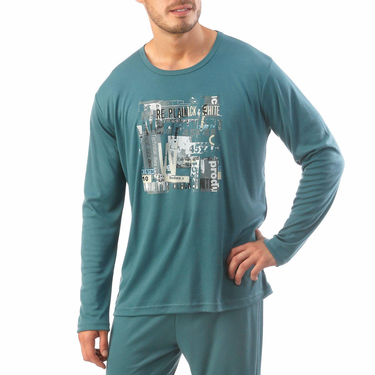 Pijama Hombre Estampado-1