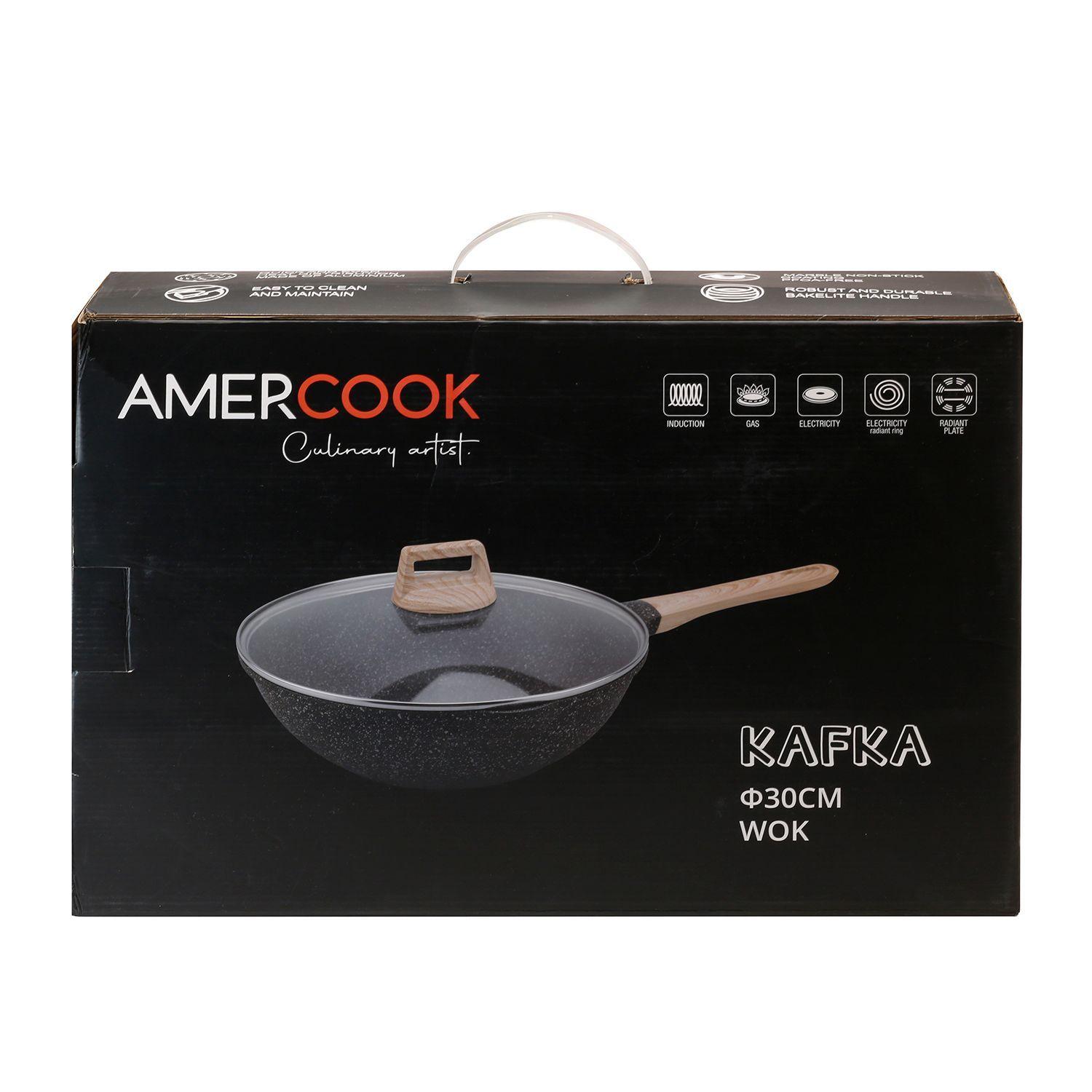 Wok de Aluminio Forjado 30 cm Kafka-2