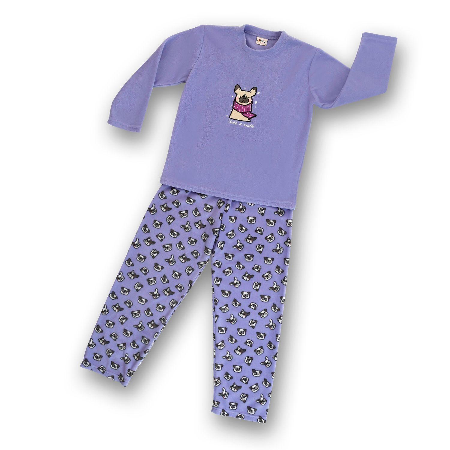 Pijama Niña Polar Dog-0