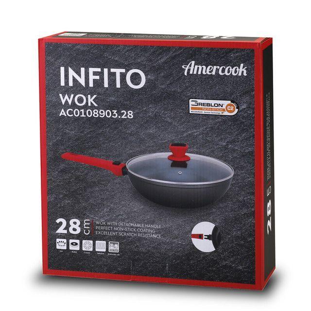 Wok Aluminio Forjado 28 cms.-2