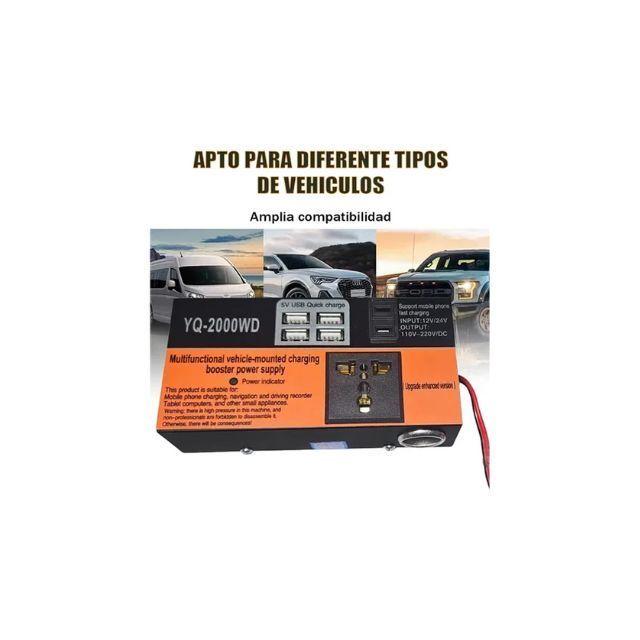 Inversor De Voltaje Auto Convertidor Corriente 200w 12v-220v-2