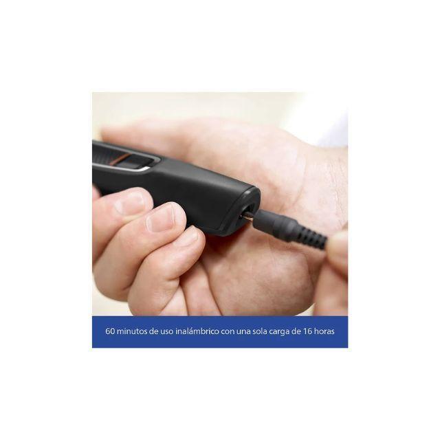 Multigroom Philips Mg3711/15 Serie 3000 Barba Nariz Oidos Color Negro-5