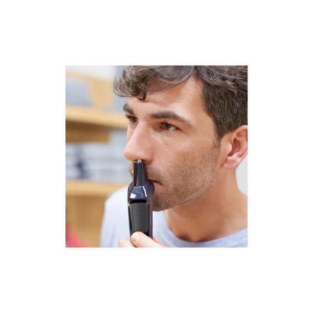 Multigroom Philips Mg3711/15 Serie 3000 Barba Nariz Oidos Color Negro-7