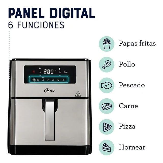 Freidora De Aire Digital Oster® Con Capacidad De 9l CKSTAF90 Color Gris oscuro Acero Inoxidable-4
