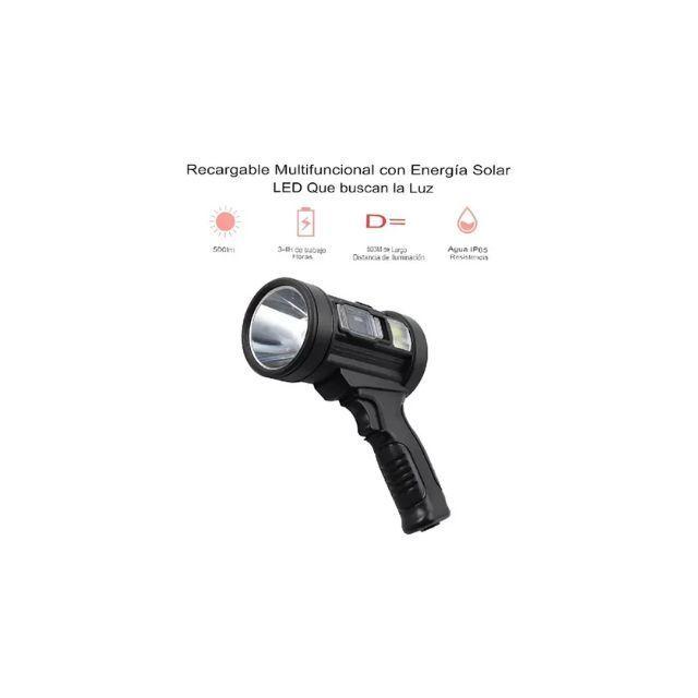 Linterna Led Potente Recargable Camping Lampara Solares-3
