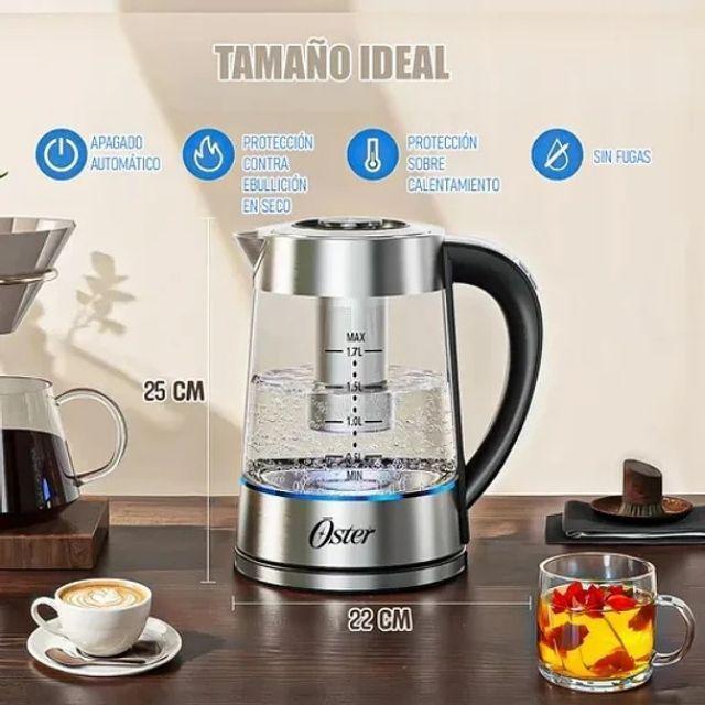 Hervidor De Vidrio Oster Hervidor Hervidor E Infusor De Té Oster Hervidor De Cero Inoxidable Hervido-5