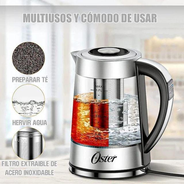 Hervidor De Vidrio Oster Hervidor Hervidor E Infusor De Té Oster Hervidor De Cero Inoxidable Hervido-6