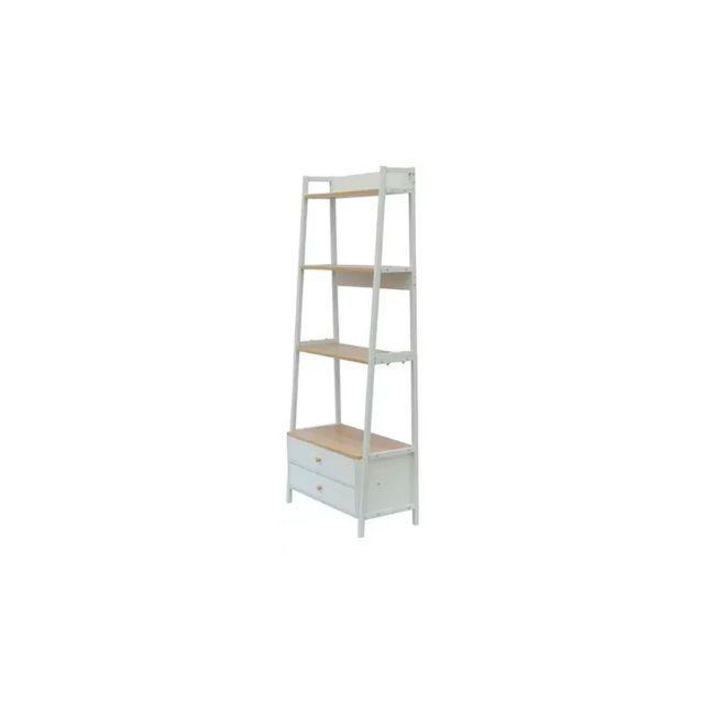 Estante Living 4 Niveles Con Cajones 150*43*30cm 2 Cajones-4