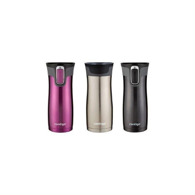 Vaso Térmico Contigo Mug Westloop 473 Ml 16 Oz Color Plateado-4