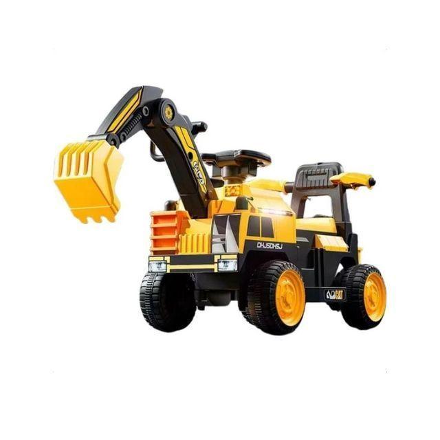 Corre Pasillo Excavadora Eléctrica Montable Para Niños-0