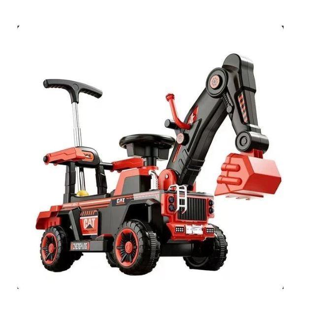 Corre Pasillo Excavadora Eléctrica Montable Para Niños-0