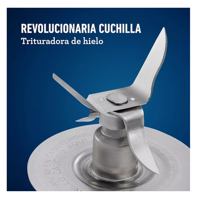 Licuadora Oster® Con Vaso De Vidrio Y Control De Perilla Bls Color Blanco-4