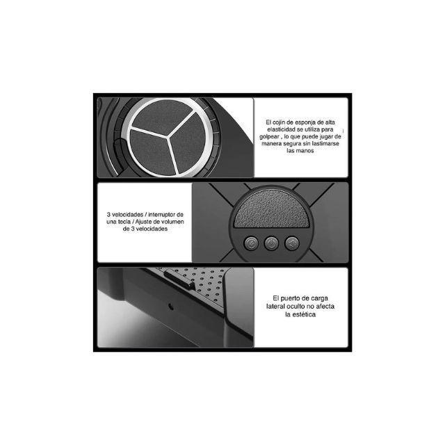 Máquina De Boxeo Musical Para Niños C/bluetooth Interactivo-4