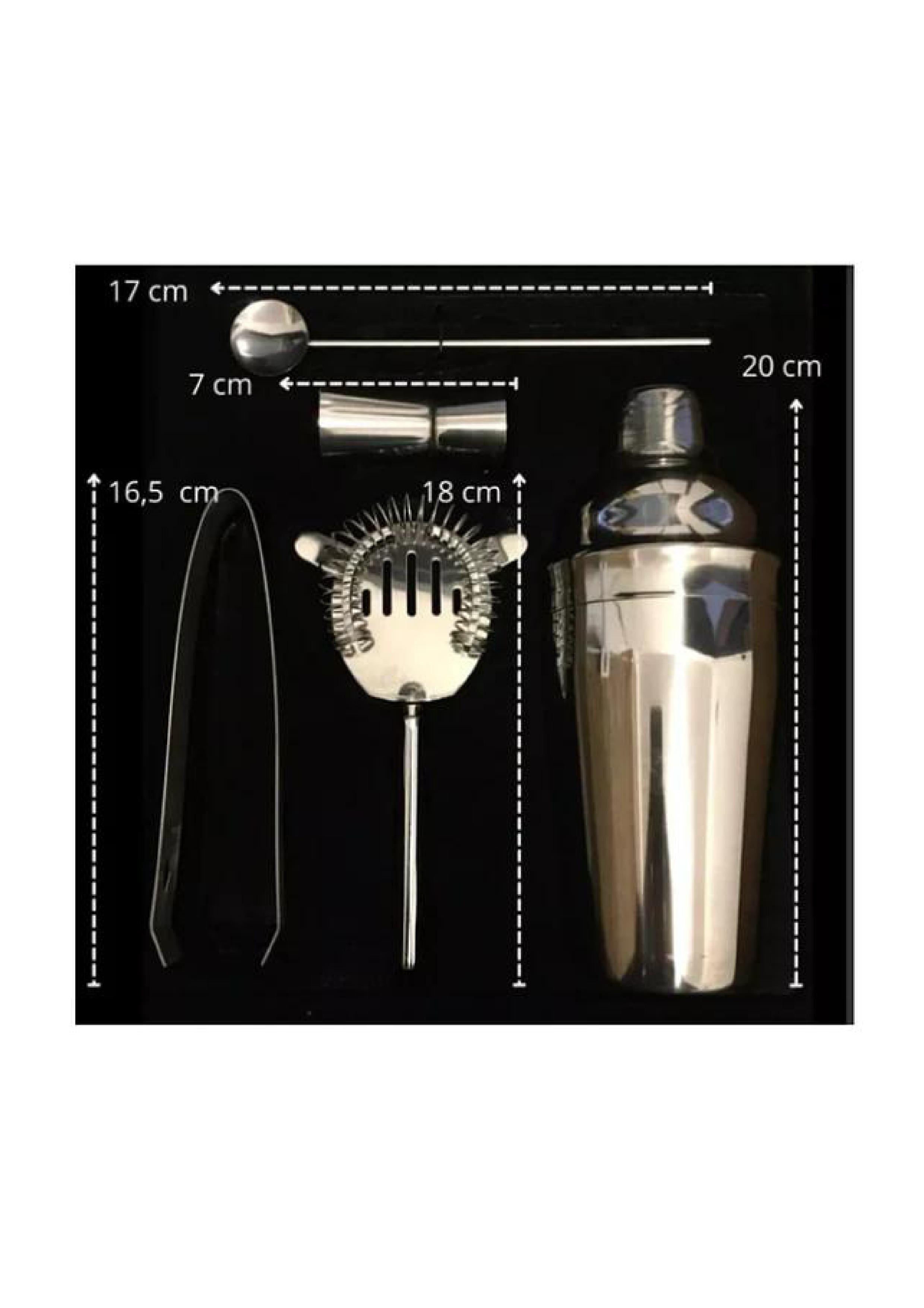 Set Kit Barman Completo Coctelera Tragos Bebidas-2