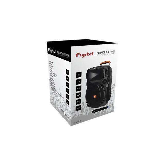 Parlante Karaoke Fujitel 12 Bt12 Negro 1800 mAh Bluetooth 6000w PMPO-4