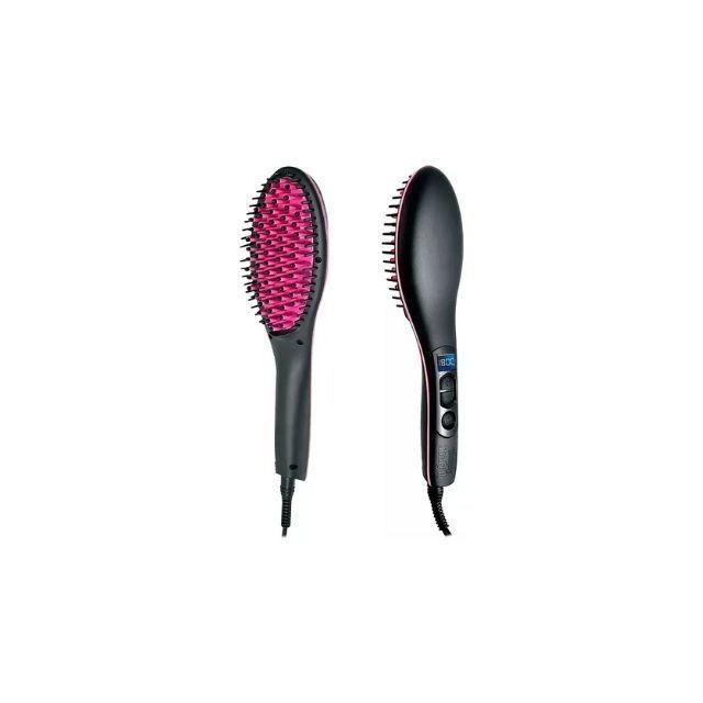 Cepillo Plancha De Cabello Eléctrico Alisador Sokany-0