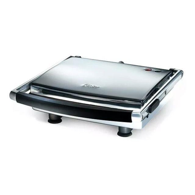Plancha Panini Oster® De Superficie Plana Ckstsm3884 Color Gris-2