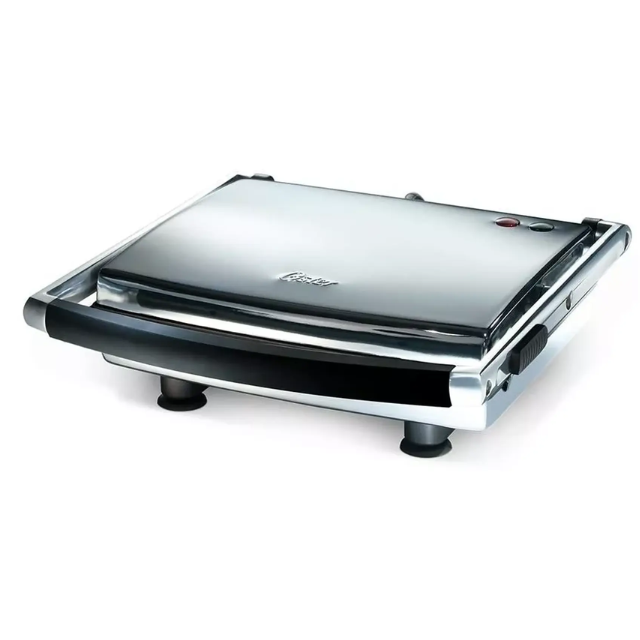 Plancha Panini Oster® De Superficie Plana Ckstsm3884 Color Gris-3