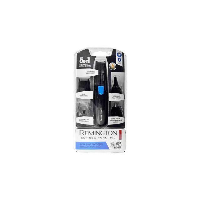 Corta Barba Pelos Nariz Y Oido 5 En 1 Remington Negra-2