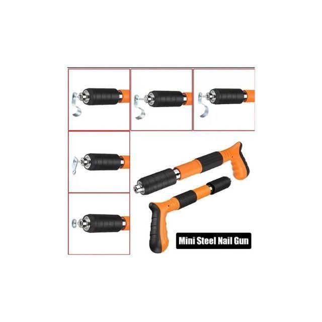 Pistola De Clavos Descarga Automatica Ajustable Y De Acero-7