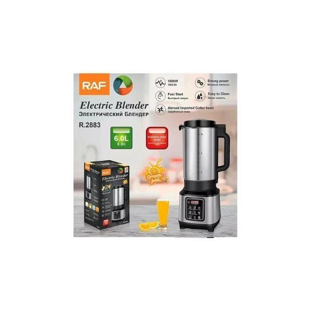 Licuadora Juguera Industrial De 6 Litros 1500w R.2883 Color Plateado-4