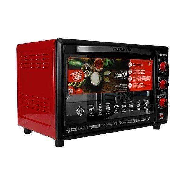 Horno Eléctrico Telefunken TF E650C 60 Lts 2300w Horno Certificado-4