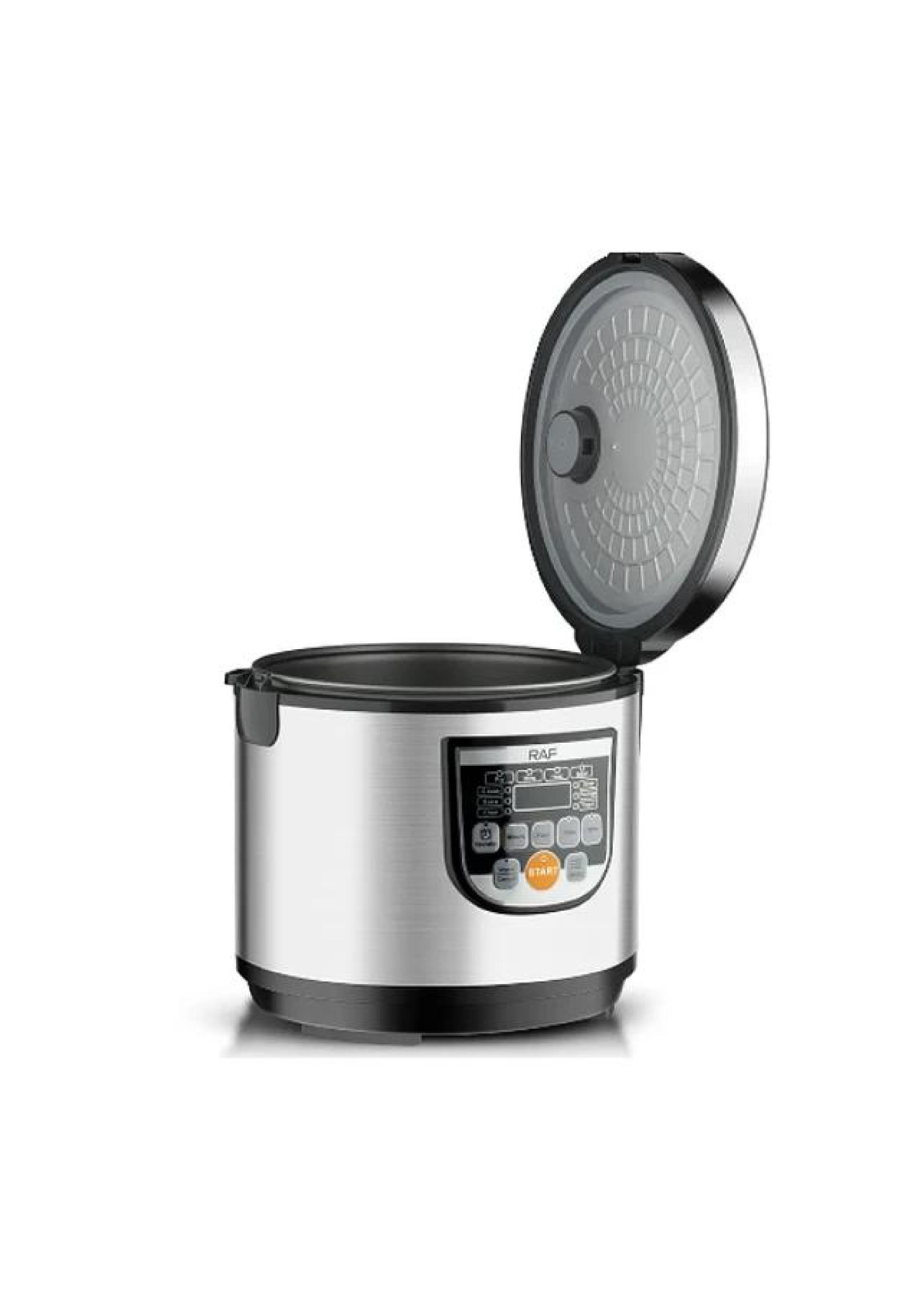 Olla Arrocera Multifunción RAF R.178 Fríe, Calienta, Cocina al Vapor Y Hornea 5Litros 900w-5
