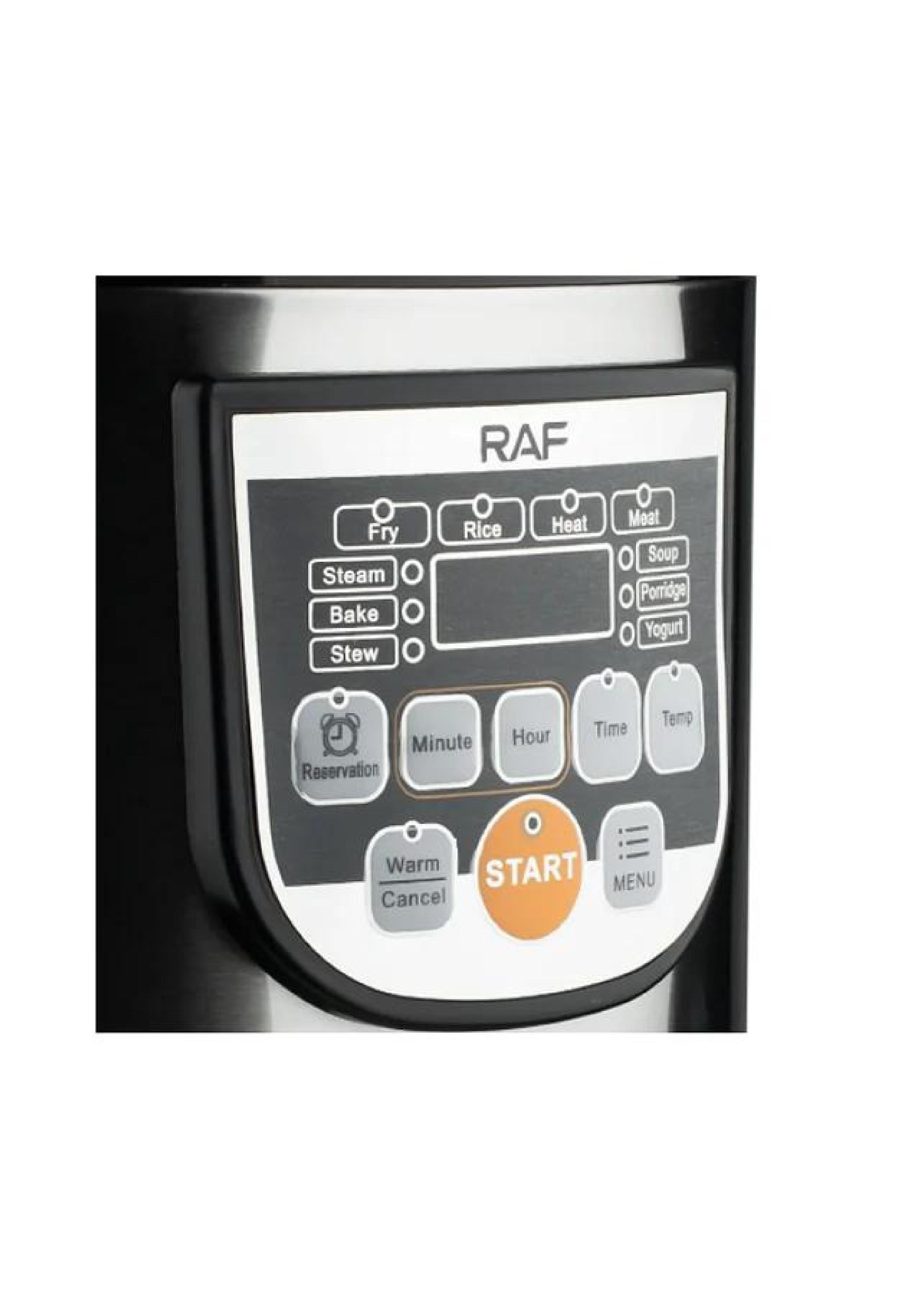 Olla Arrocera Multifunción RAF R.178 Fríe, Calienta, Cocina al Vapor Y Hornea 5Litros 900w-6