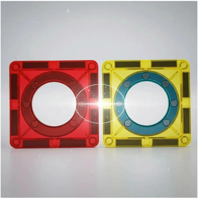 Set De Bloques Magn ticos 42 Piezas Juguete Educativo Arma Con tu Imaginaci n Las Mejores Estructura-5