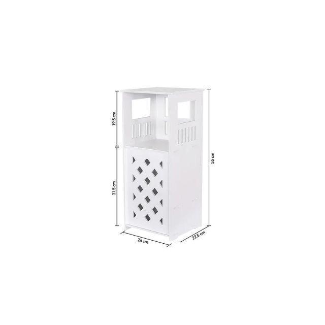 Organizador Estante para Sala Multiusos Moderno Blanco K38-0