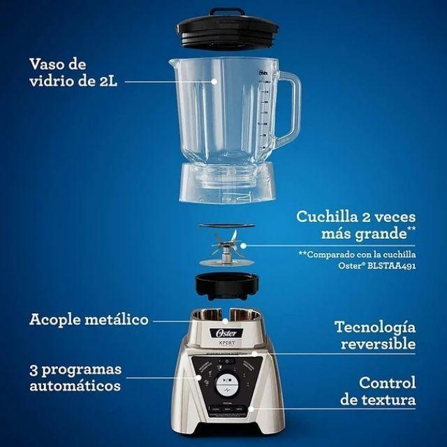 Licuadora Xpert Series Niquelada Control De Textura Blst3bcpg Color Plateado-3