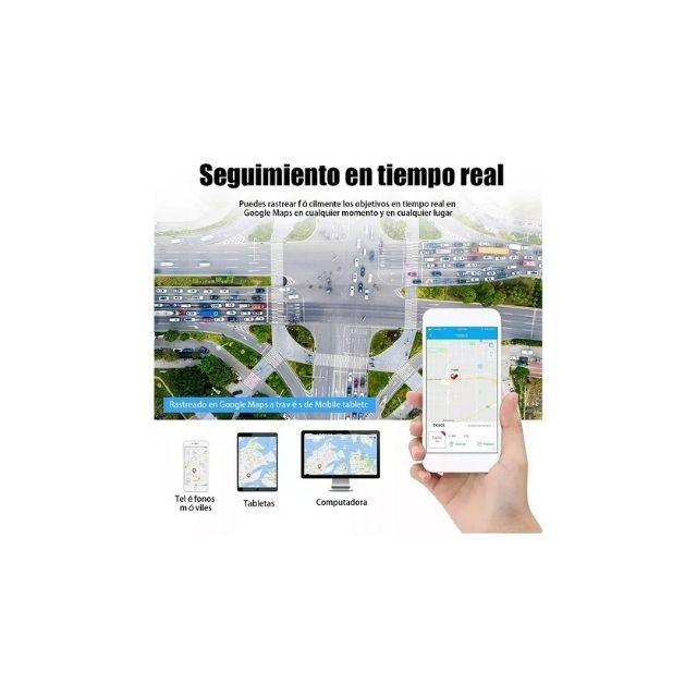 GPS Tk905 4g Tracker Impermeable 5000mah con imán para coche color negro-5