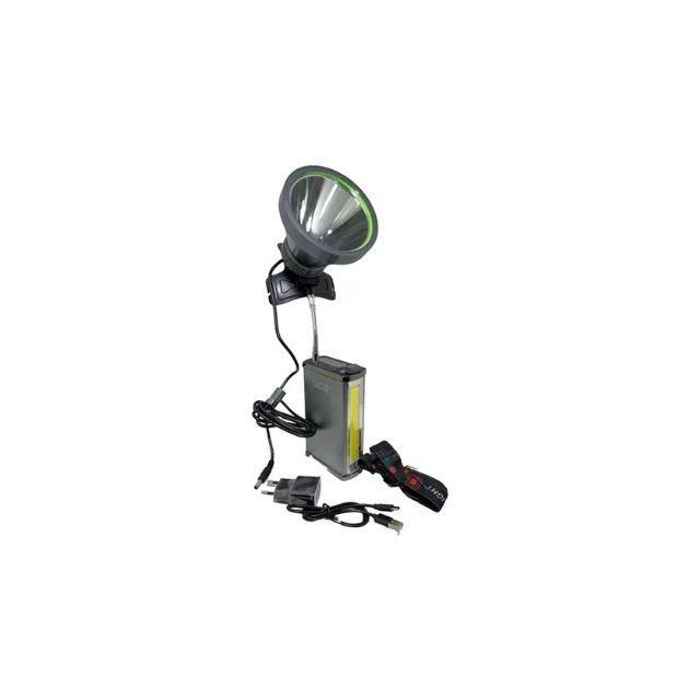Foco Minero Caza Con Lámpara 1800w Luz Blanca Largo Alcance-1